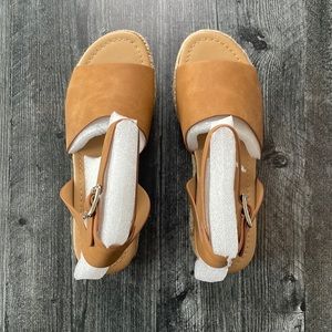Soda Sandal- Brown Espadrilles size 7